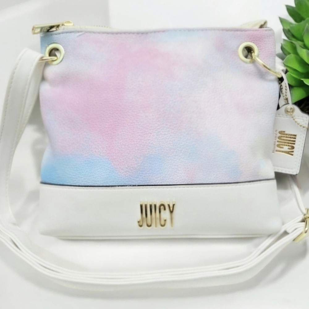 RARE Juicy Couture Sweet Fantasy Tie Dye Crossbody Bag Purse Handbag